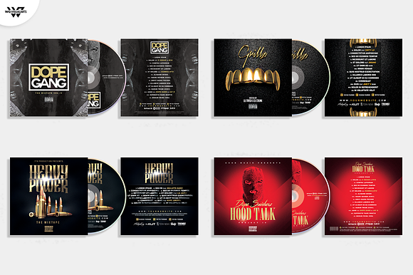 20 CD COVER TEMPLATES / 90%OFF in Templates - product preview 2