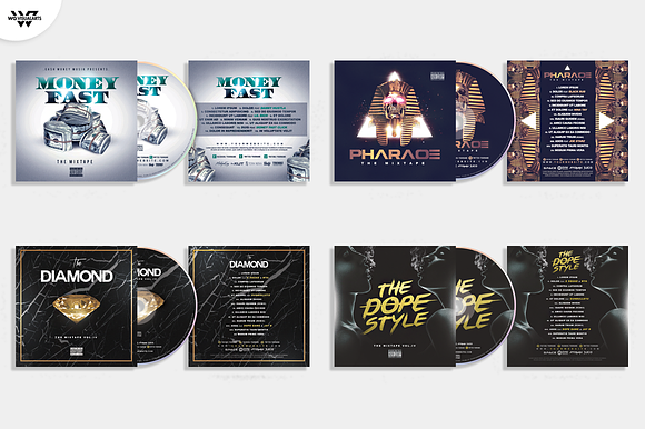 20 CD COVER TEMPLATES / 90%OFF in Templates - product preview 4
