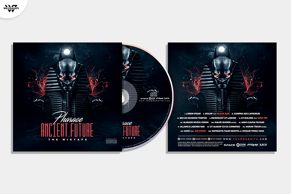 20 CD COVER TEMPLATES / 90%OFF in Templates - product preview 6