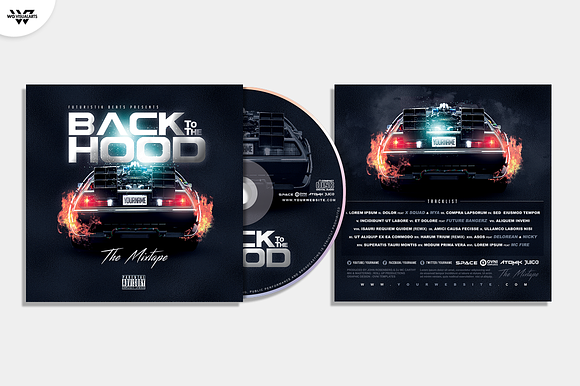 20 CD COVER TEMPLATES / 90%OFF in Templates - product preview 7