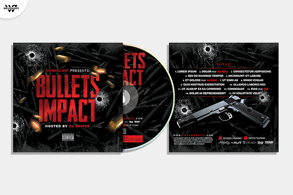 20 CD COVER TEMPLATES / 90%OFF in Templates - product preview 8