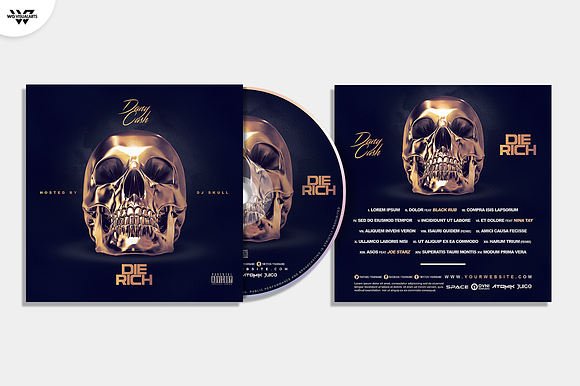 20 CD COVER TEMPLATES / 90%OFF in Templates - product preview 9