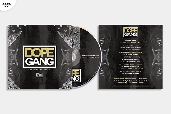 20 CD COVER TEMPLATES / 90%OFF in Templates - product preview 10