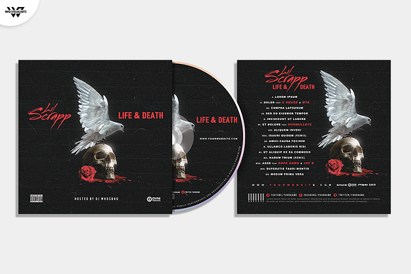 20 CD COVER TEMPLATES / 90%OFF in Templates - product preview 16