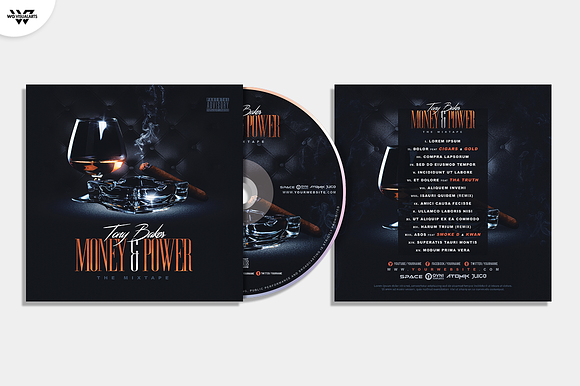 20 CD COVER TEMPLATES / 90%OFF in Templates - product preview 17