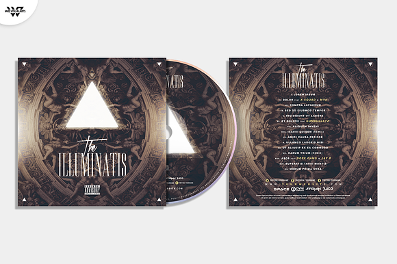 20 CD COVER TEMPLATES / 90%OFF in Templates - product preview 22