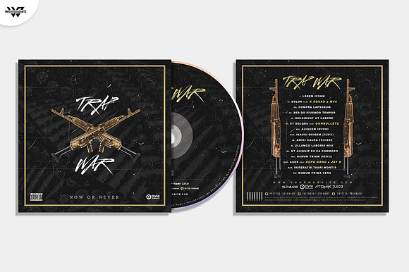 20 CD COVER TEMPLATES / 90%OFF in Templates - product preview 23