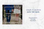 Modern Save the Date Template
