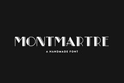 Montmartre / hand lettered font