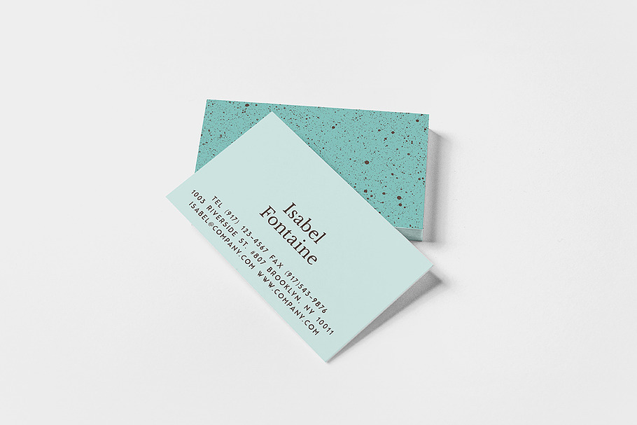 Speckled Egg Business Card in Business Card Templates - product preview 8