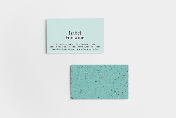 Speckled Egg Business Card in Business Card Templates - product preview 1