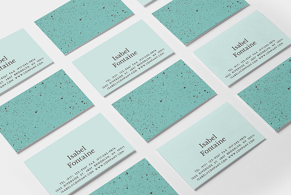 Speckled Egg Business Card in Business Card Templates - product preview 2
