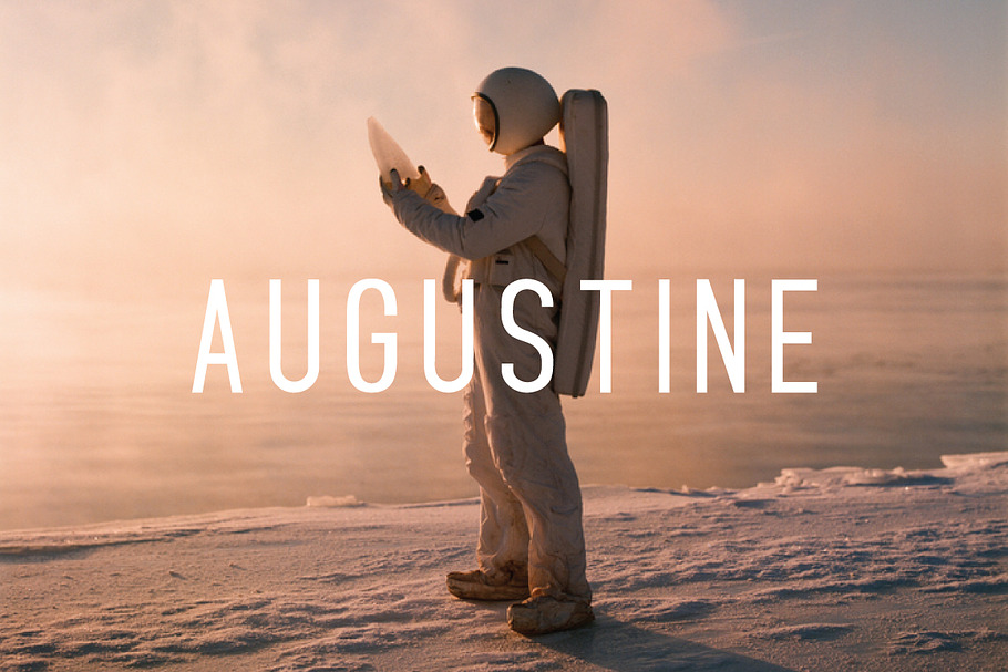 Augustine -Condensed Sans Serif Font