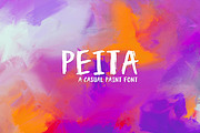 Peita - A casual paint font!