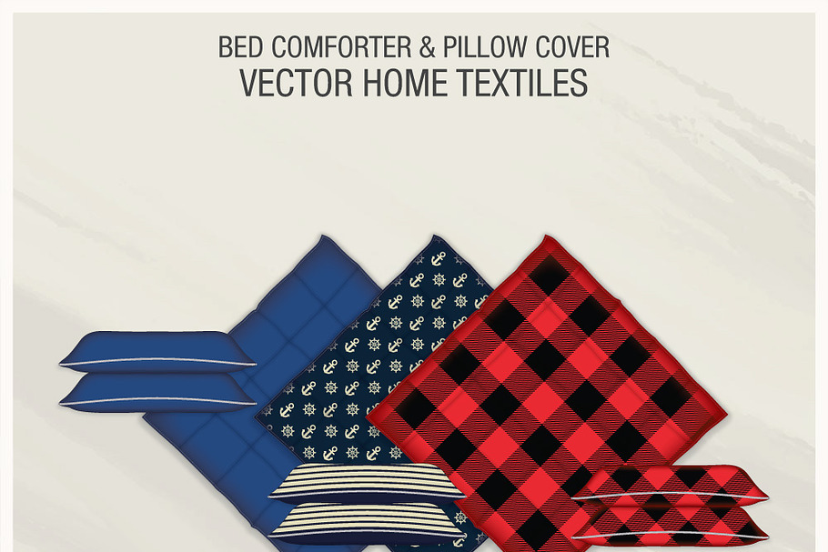 Bed Comforters & Pillow Covers