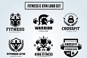 Fitness Logo Set