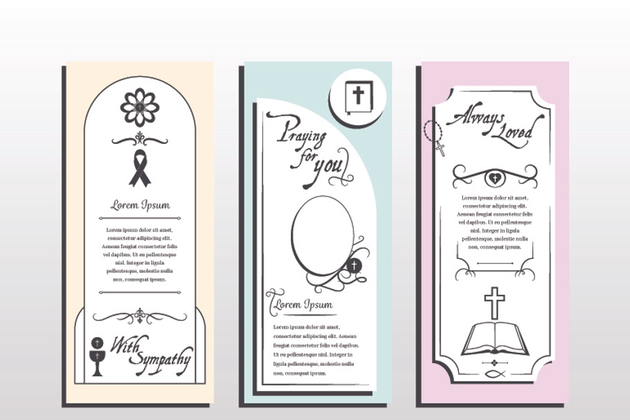Mass cards  in Postcard Templates - product preview 8