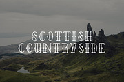 Edinburgh / hand lettered font