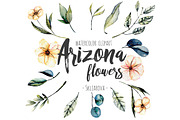 Arizona Flowers. Elements