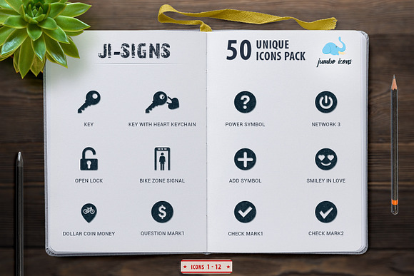 Glyph Icons Signs Set in Graphics - product preview 2