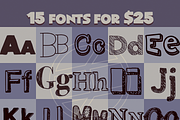 15-Font Collection