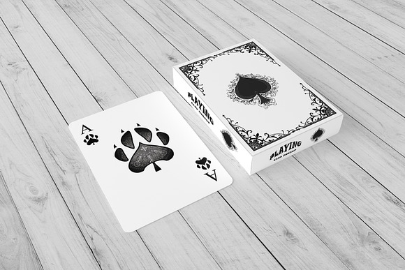 Playing Card Mockup - 2 in Print Mockups - product preview 4