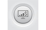 Business Chart on Desktop Icon