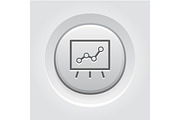 Business Flip Chart  Icon