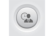 Time Management Icon. Business Concept
