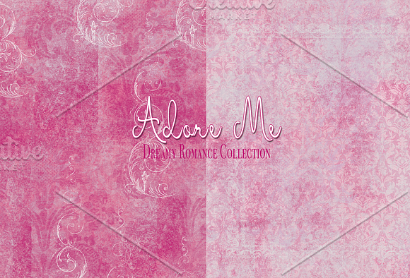 ADORE ME Damask Background Papers in Patterns - product preview 2