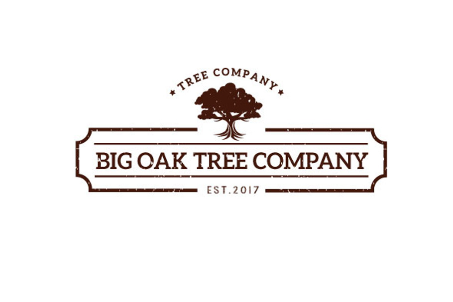 Big Oak Tree Logo II in Logo Templates - product preview 8