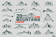 Hand Illustrated Mountain Vol. 1