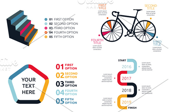Flexible Infographic Bundle (vol.5) in PowerPoint Templates - product preview 1