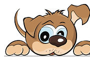 Puppy dog, vector illustration