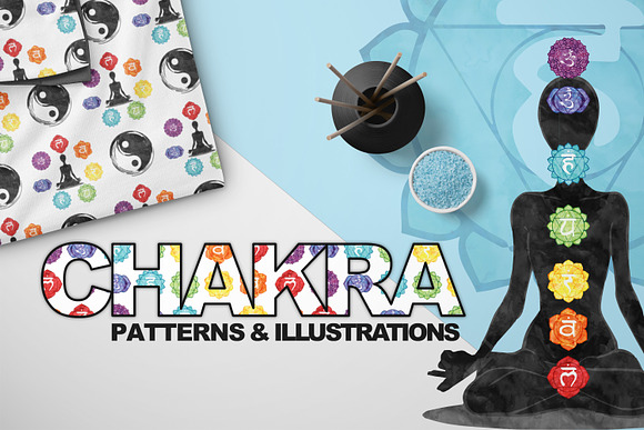 Chakra Symbols - Design Elements in Illustrations - product preview 2
