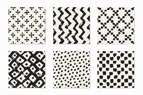 Brush Strokes Seamless Collection in Patterns - product preview 2