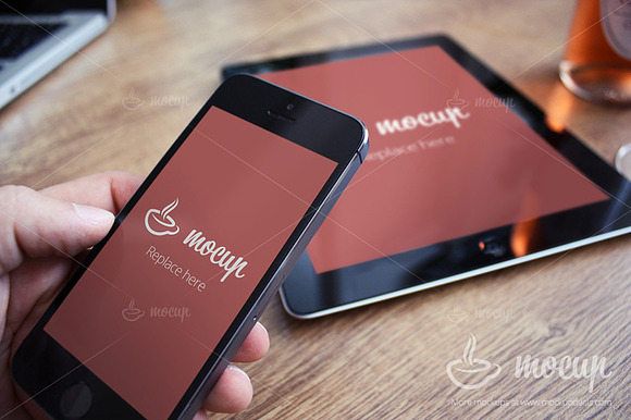 iPhone & iPad Mockup Exclusive in Mobile & Web Mockups - product preview 1