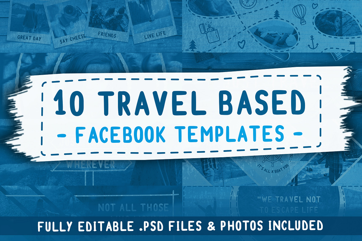 Travel Based PSD Facebook Templates in Facebook Templates - product preview 8