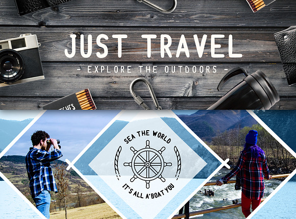 Travel Based PSD Facebook Templates in Facebook Templates - product preview 3