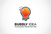 bubbly idea Logo Template