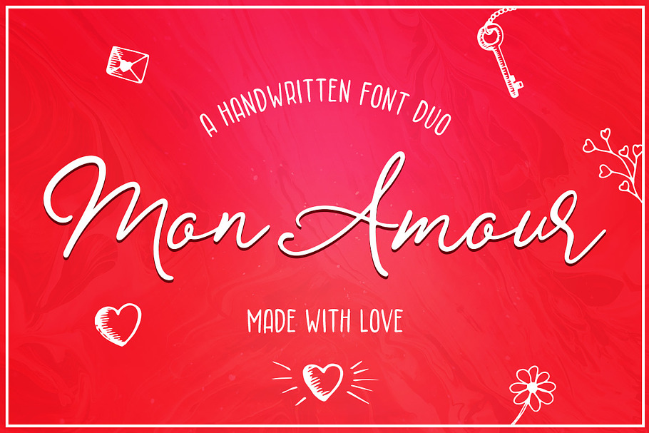 Mon Amour Font Duo in Script Fonts - product preview 8