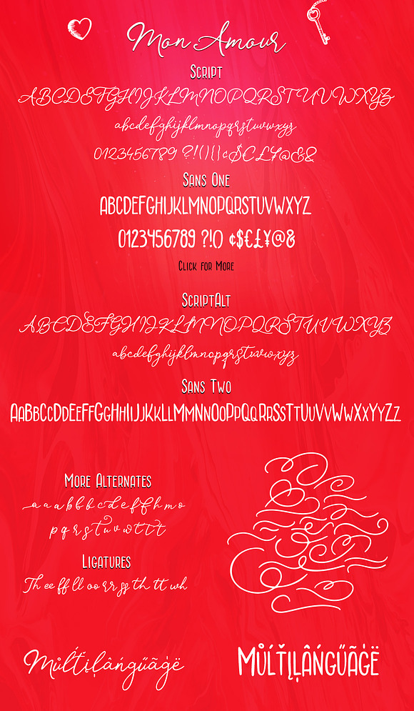 Mon Amour Font Duo in Script Fonts - product preview 9