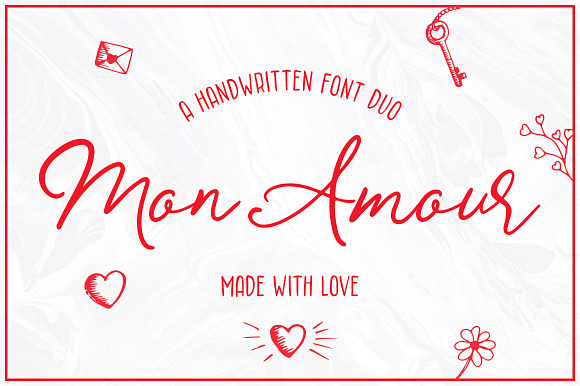 Mon Amour Font Duo in Script Fonts - product preview 11