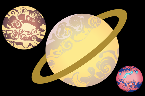 Marbled Planets in Objects - product preview 1