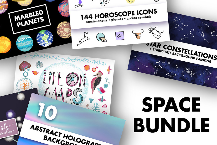 Space Bundle in Illustrations - product preview 8
