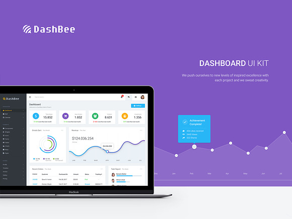DashBee - Dashboard UI Kit in UI Kits and Libraries - product preview 5