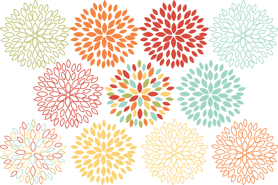 Blooming Blossom Vector Flowers