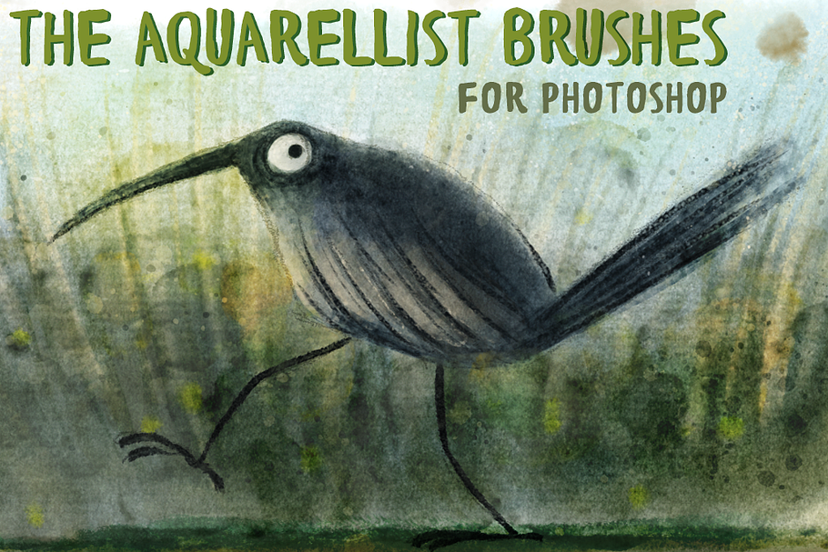 The Aquarellist Brushes (PS CS6+) in Photoshop Brushes - product preview 8