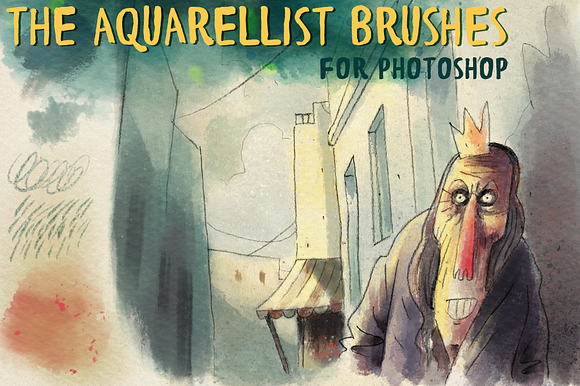 The Aquarellist Brushes (PS CS6+) in Photoshop Brushes - product preview 1