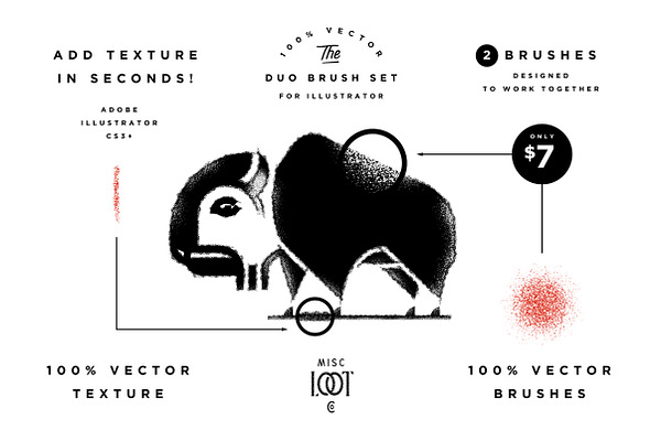 The Duo Brush Set for Illustrator